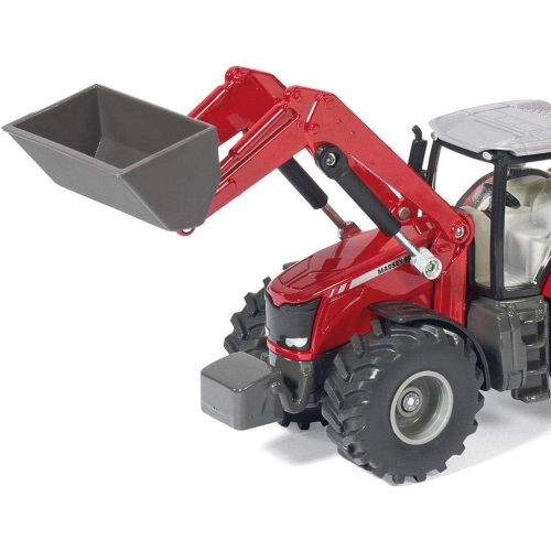 Traktorek Massey Ferguson z ładowarką model metalowy SIKU S1985